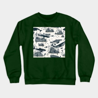 Toile de Jouy Crewneck Sweatshirt